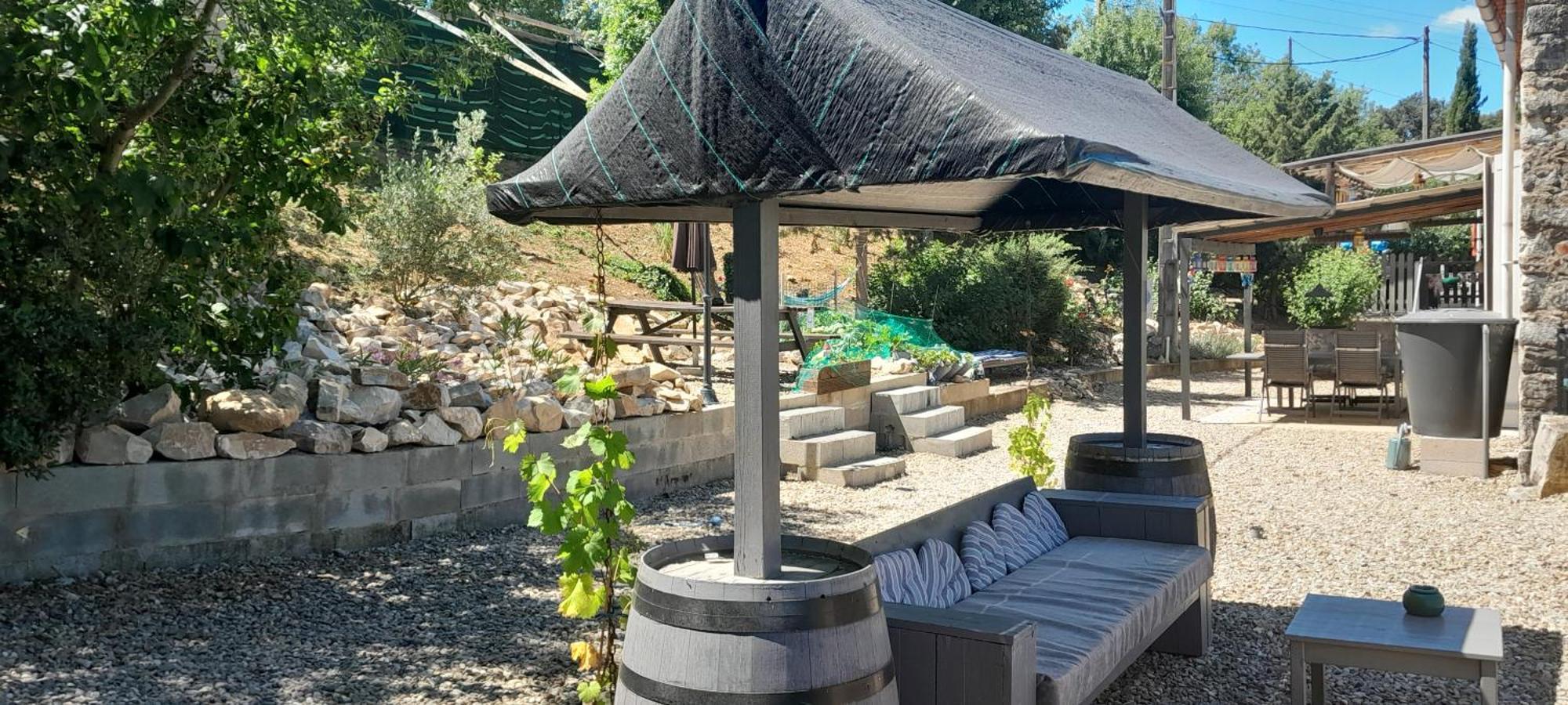 Sur La Bonnefooi Bed & Breakfast Prades-sur-Vernazobre ภายนอก รูปภาพ